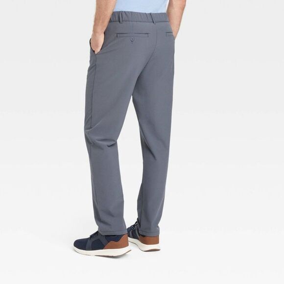 Open Box - Goodfellow & Co - Men's Relaxed Travel Trousers - Goodfel Gray - Picture 1 of 2
